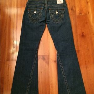 True Religion Joey Flare Twisted Seam Size 28
